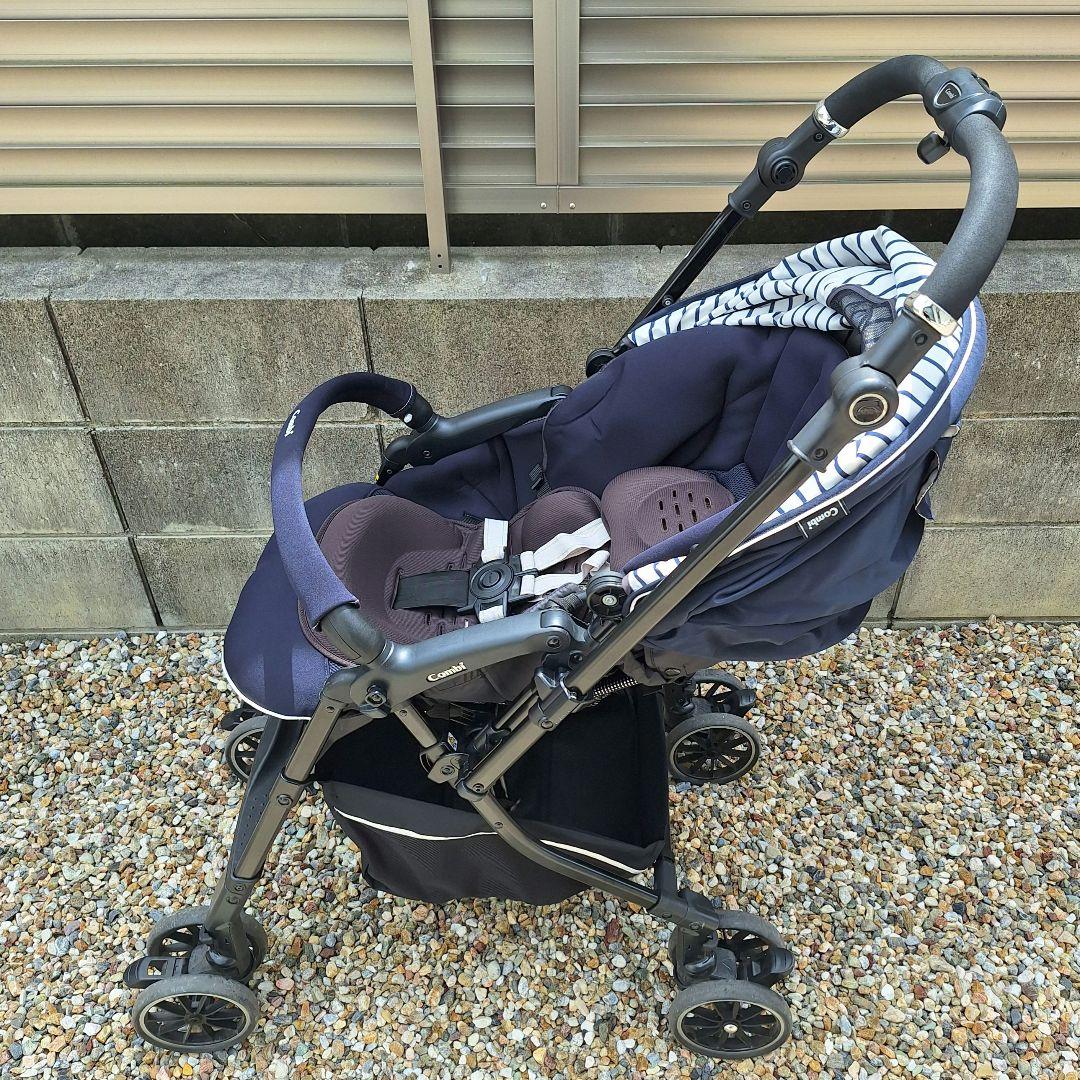 【送料込み】Combiメチャカルハンディオート4キャスコンパクト ベビーカー