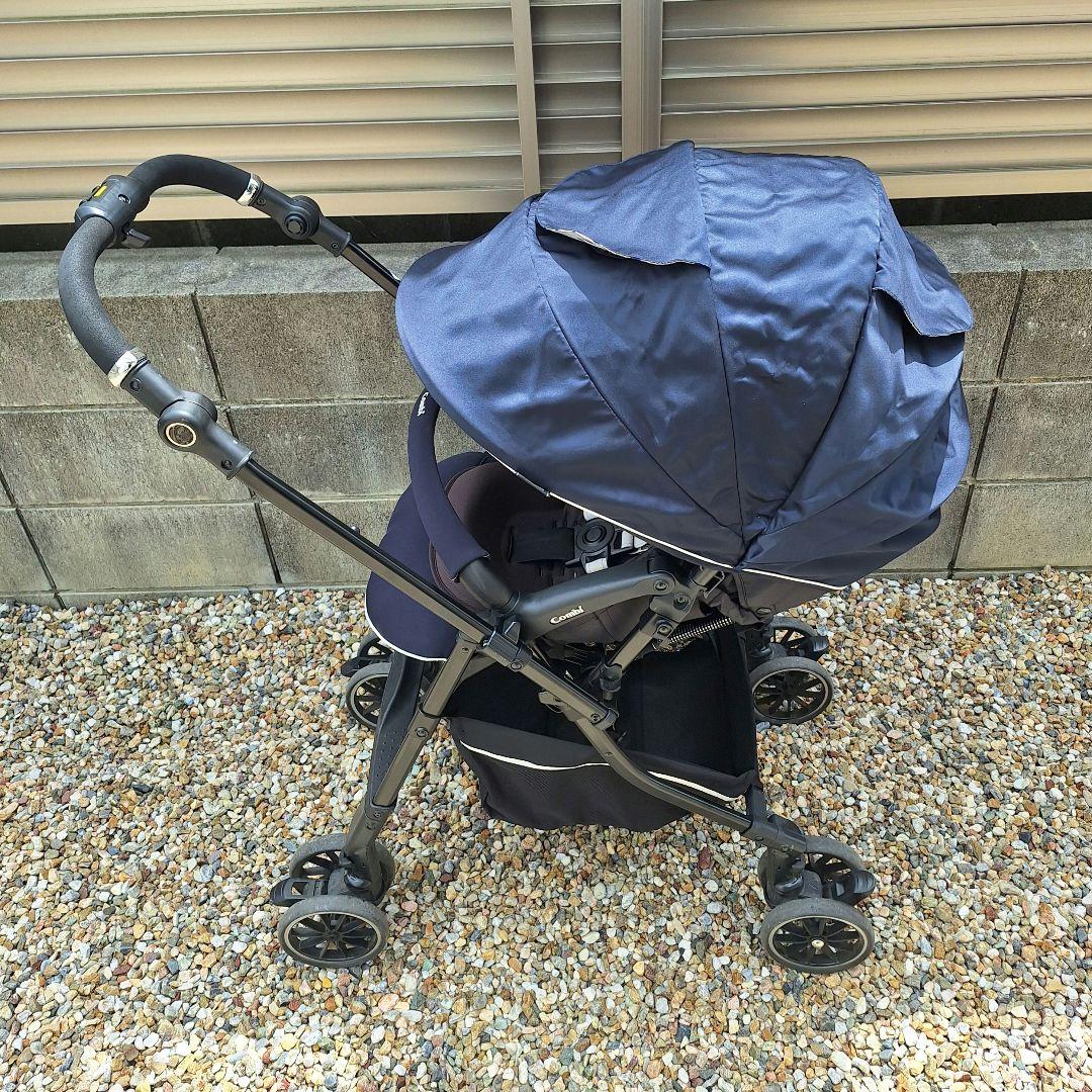 【送料込み】Combiメチャカルハンディオート4キャスコンパクト ベビーカー