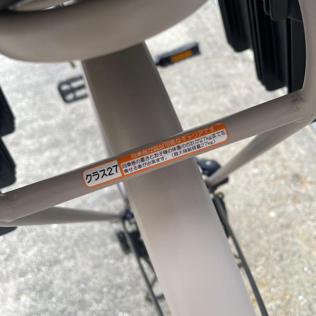 【大阪北部引き取り限定】自転車27インチOGKキッズシート付き