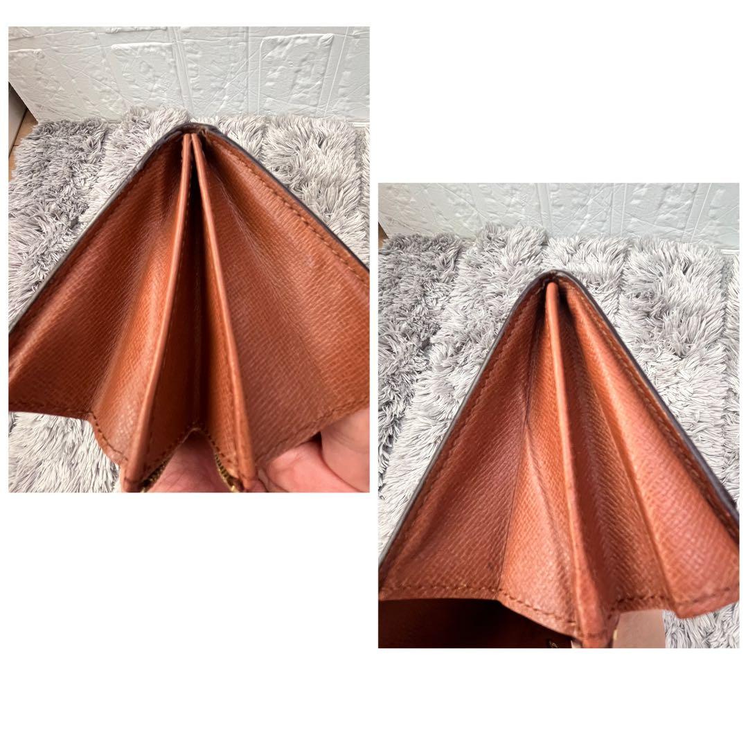 ルイヴィトン　長財布　モノグラム　ポルトモネクレディ　ブラウン