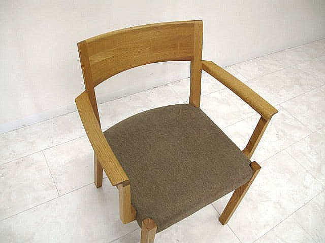 【展示品】ヒラシマ 「カラメッラ」アームチェア ダイニングチェア 約8.5万