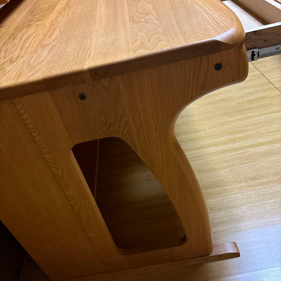 匿名発送たのメル便❸木製シンプル学習机       引き出し付き