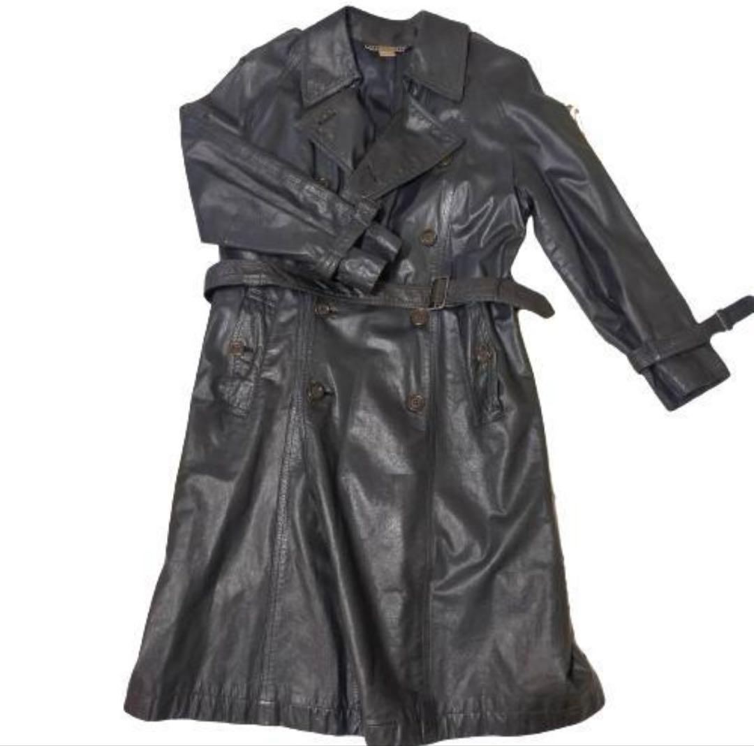 【牛革】ダーバンD’URBAN ヴィンテージロングコート