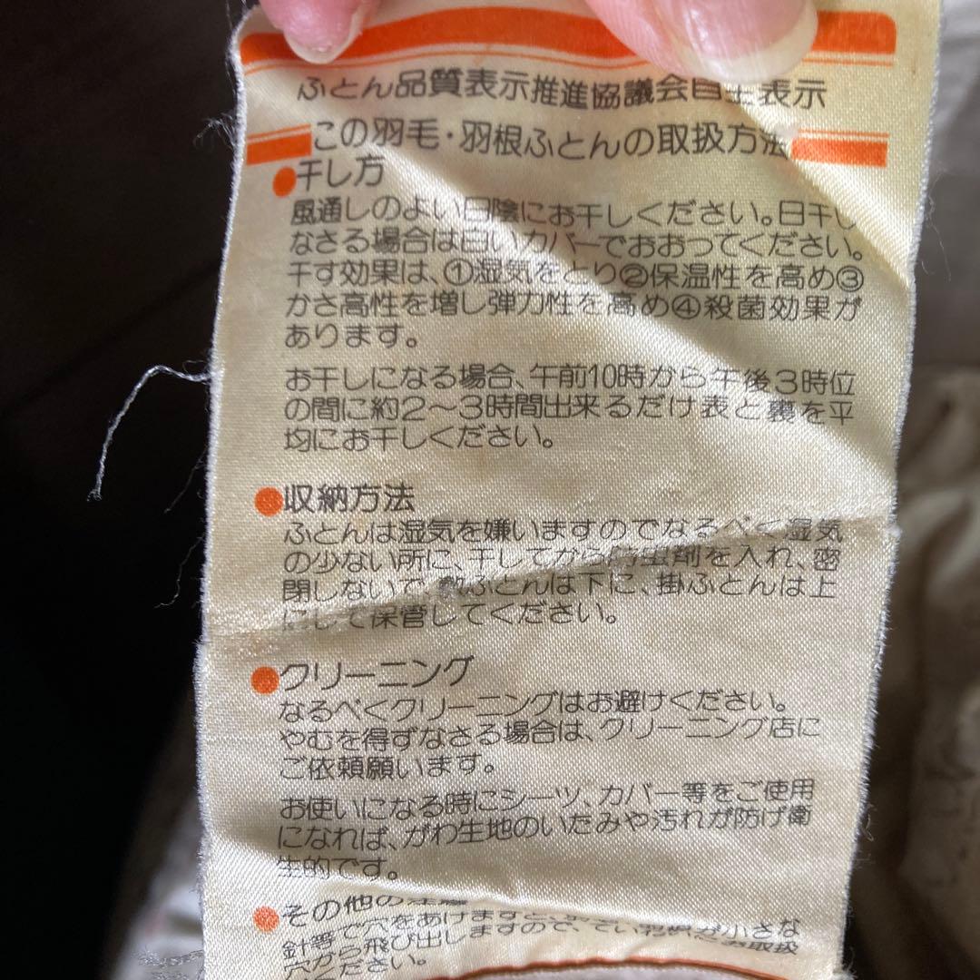 【高級】羽毛掛け布団　ロマンス小杉　シングル （カバーセット）