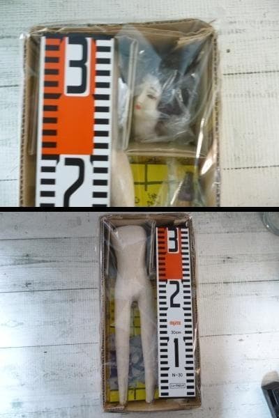 激レア　超珍品　昔の専門学校で使用された人形作成キット　未使用品　現状品