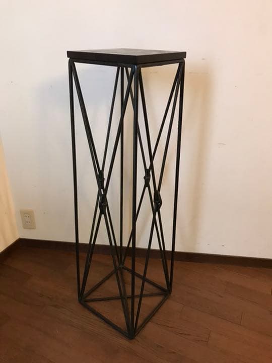 ストーン　石　アイアン　ディスプレイ台　スツール　花台