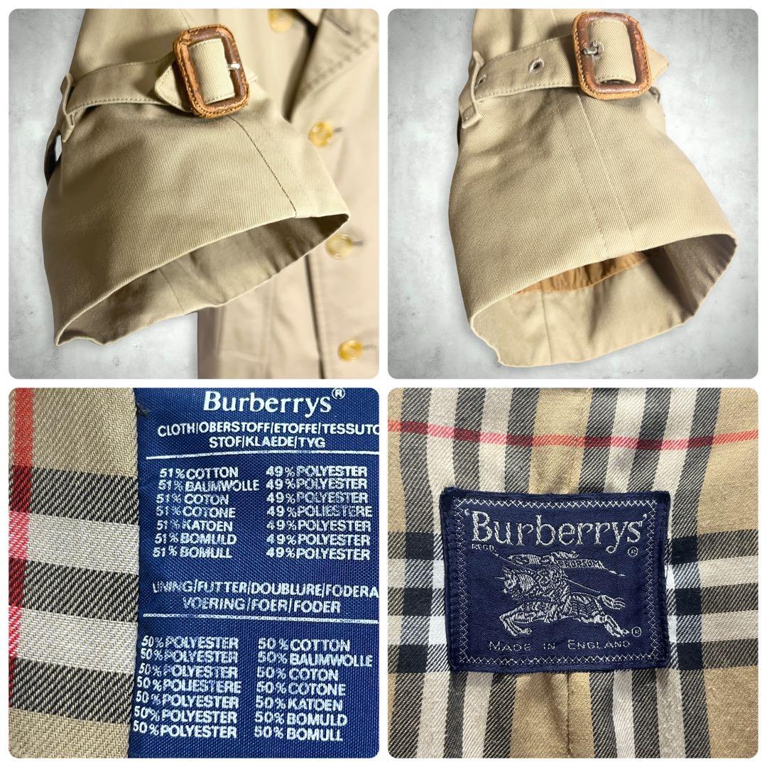 ちひひ♪Burberrys 英国製 トレンチコート ベルト付 ノバチェック