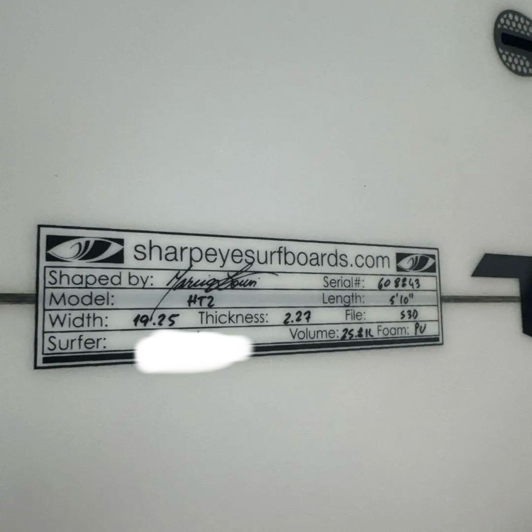 ショートボード　5.10 HT2