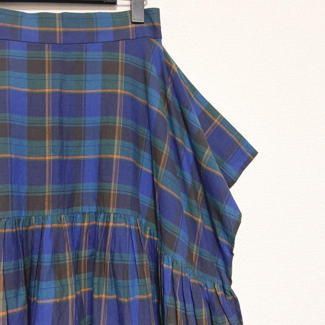 ヴィヴィアンウエストウッド　チェックスカート　変形