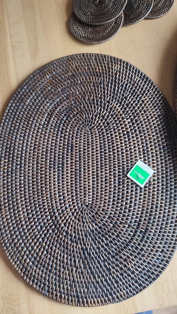 アシタバ　バリ　ランチョンマット　コースター　4枚セット