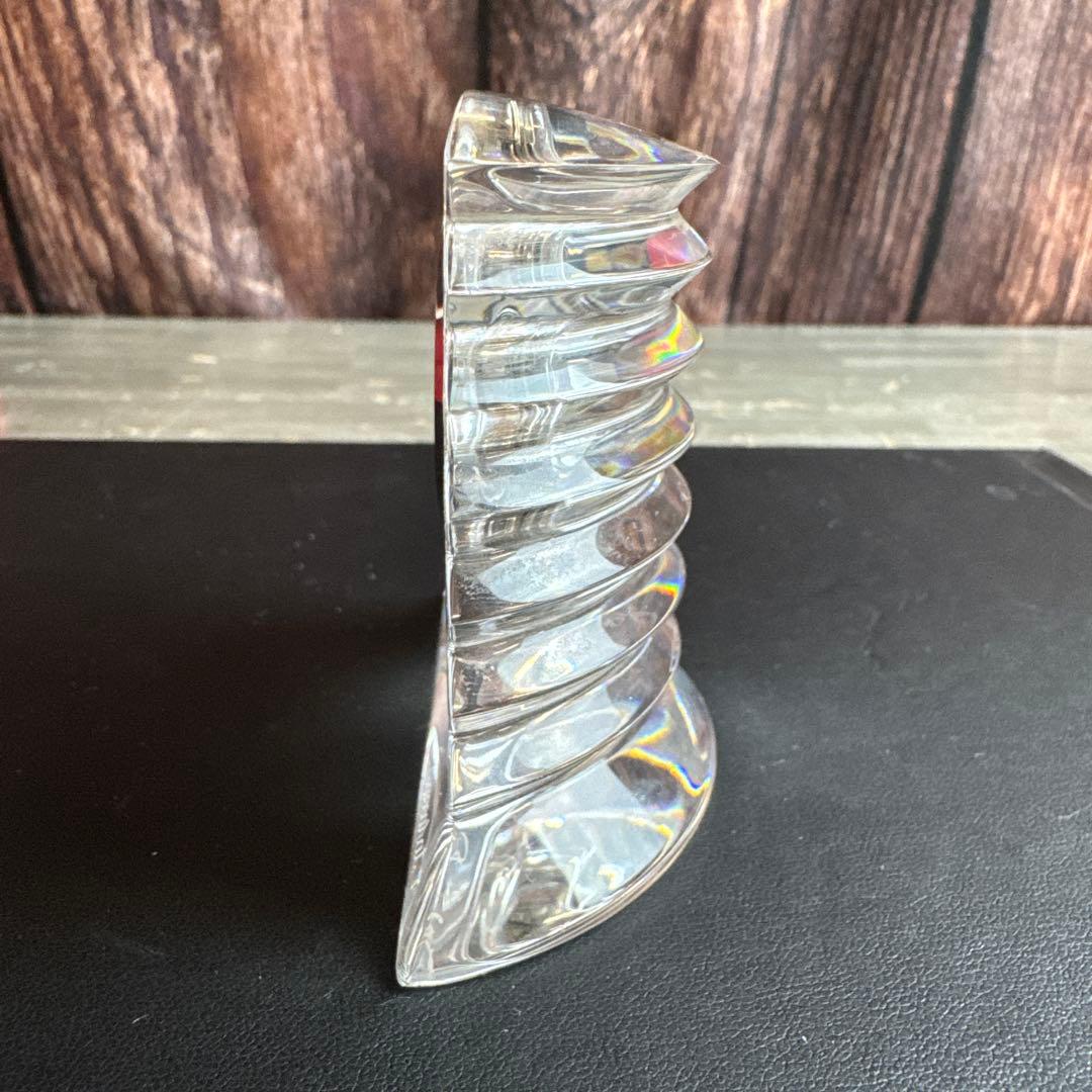 Baccarat バカラ ラランド クロック クリア クオーツ 置き時計