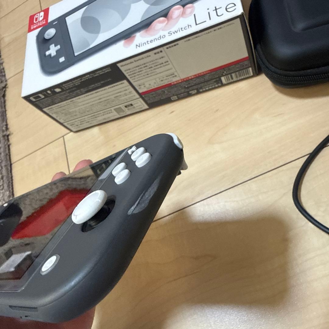 【完品】Nintendo Switch Lite グレー 専用ケースおまけ