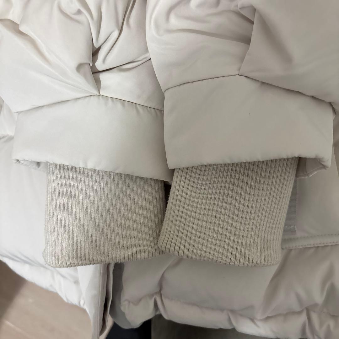完売品 SNIDEL ショート丈ダウンジャケット アイボリー