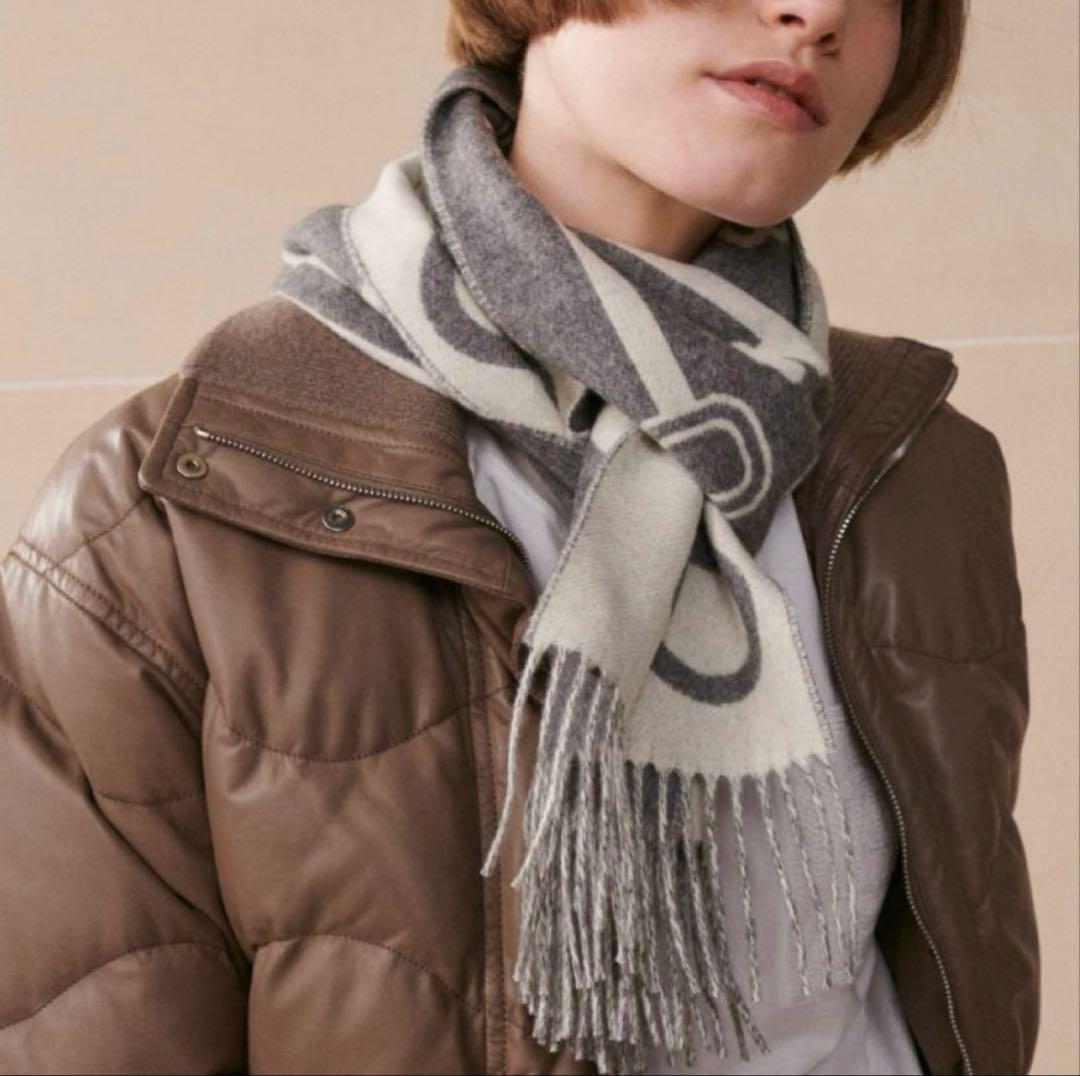 エルメスカシミヤマフラー