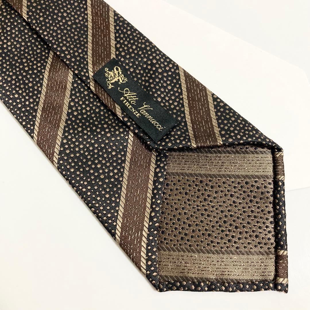 新品 定価4.0万円 Atto Vannucci ネクタイ セッテピエゲ