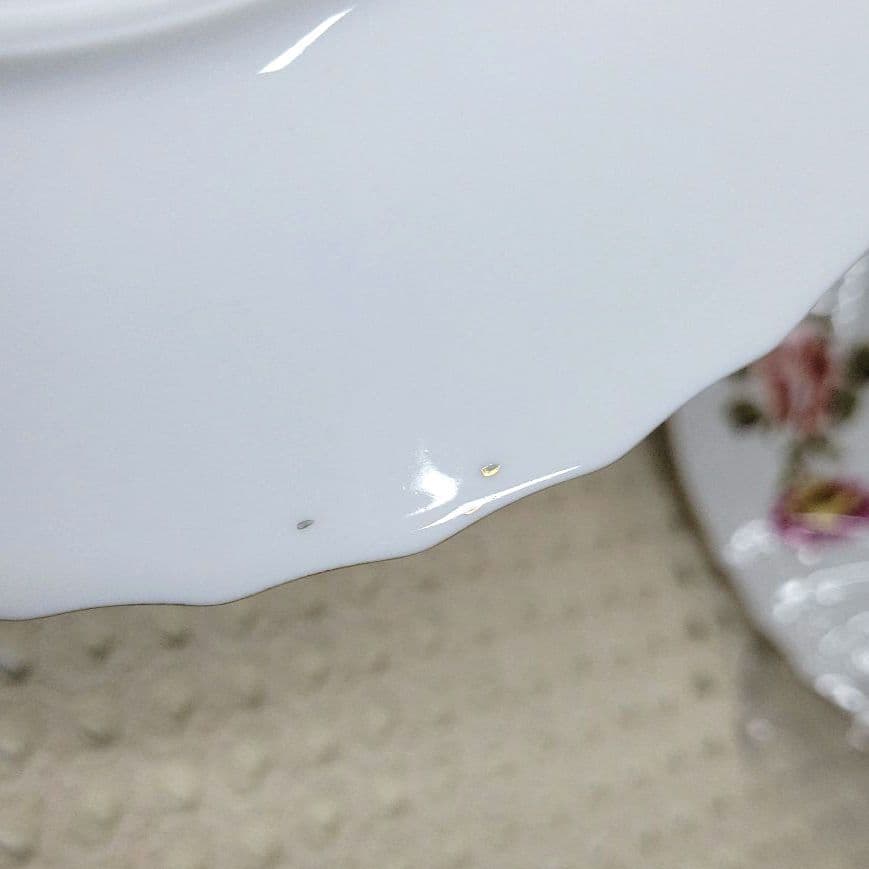 リチャードジノリ ドッチア工房　手描き　花柄　１９.５cmプレート２枚　です。