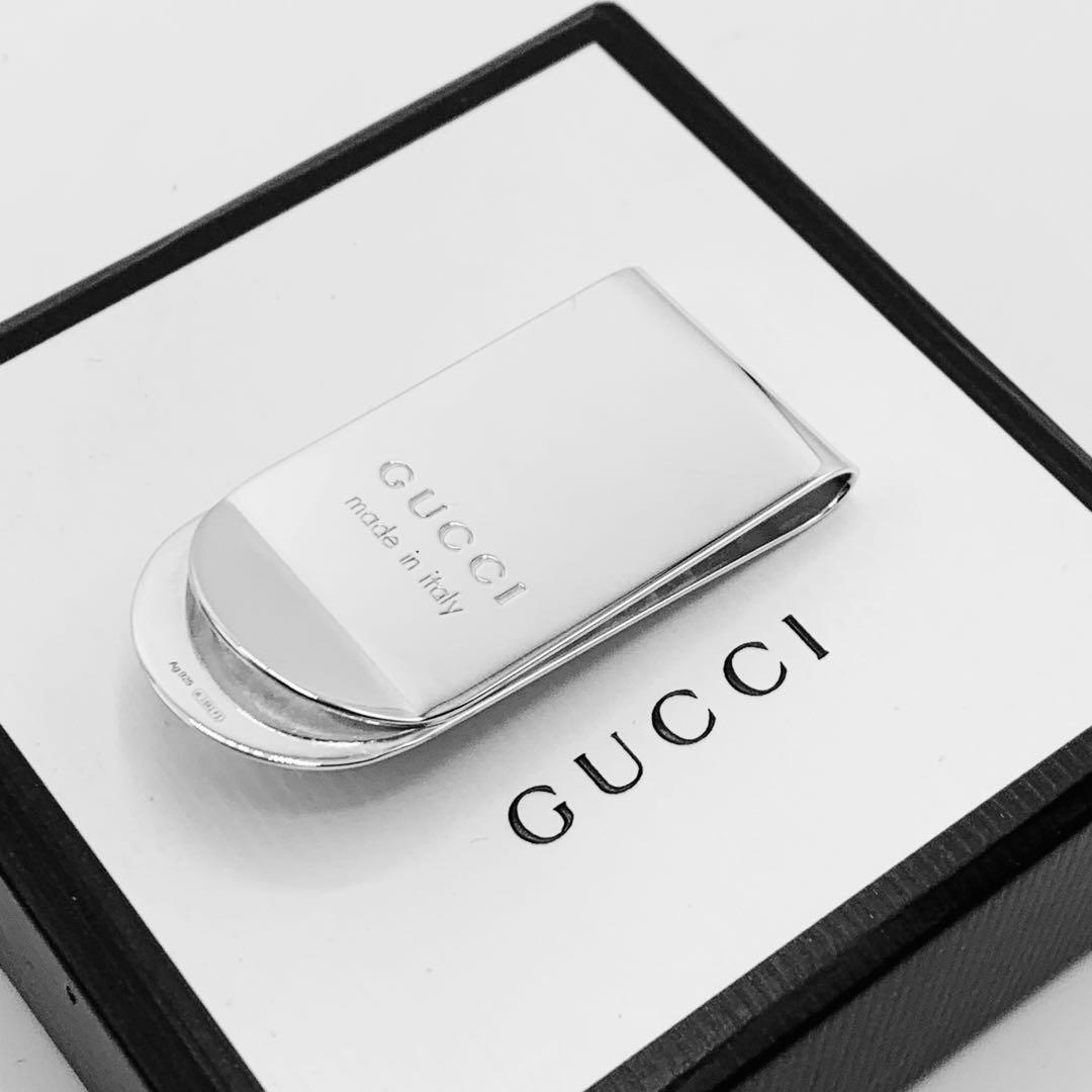 【美品】GUCCI マネークリップ　キャットヘッド タイガー 925