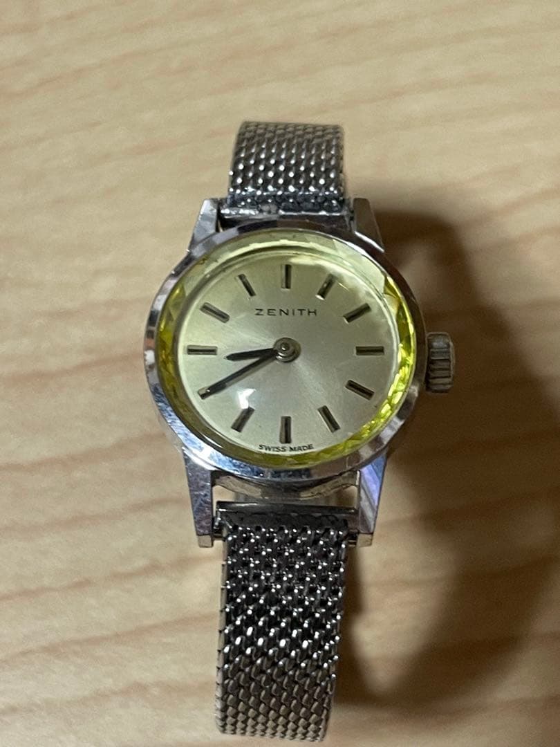 ZENITH 手巻き時計 イエロー文字盤