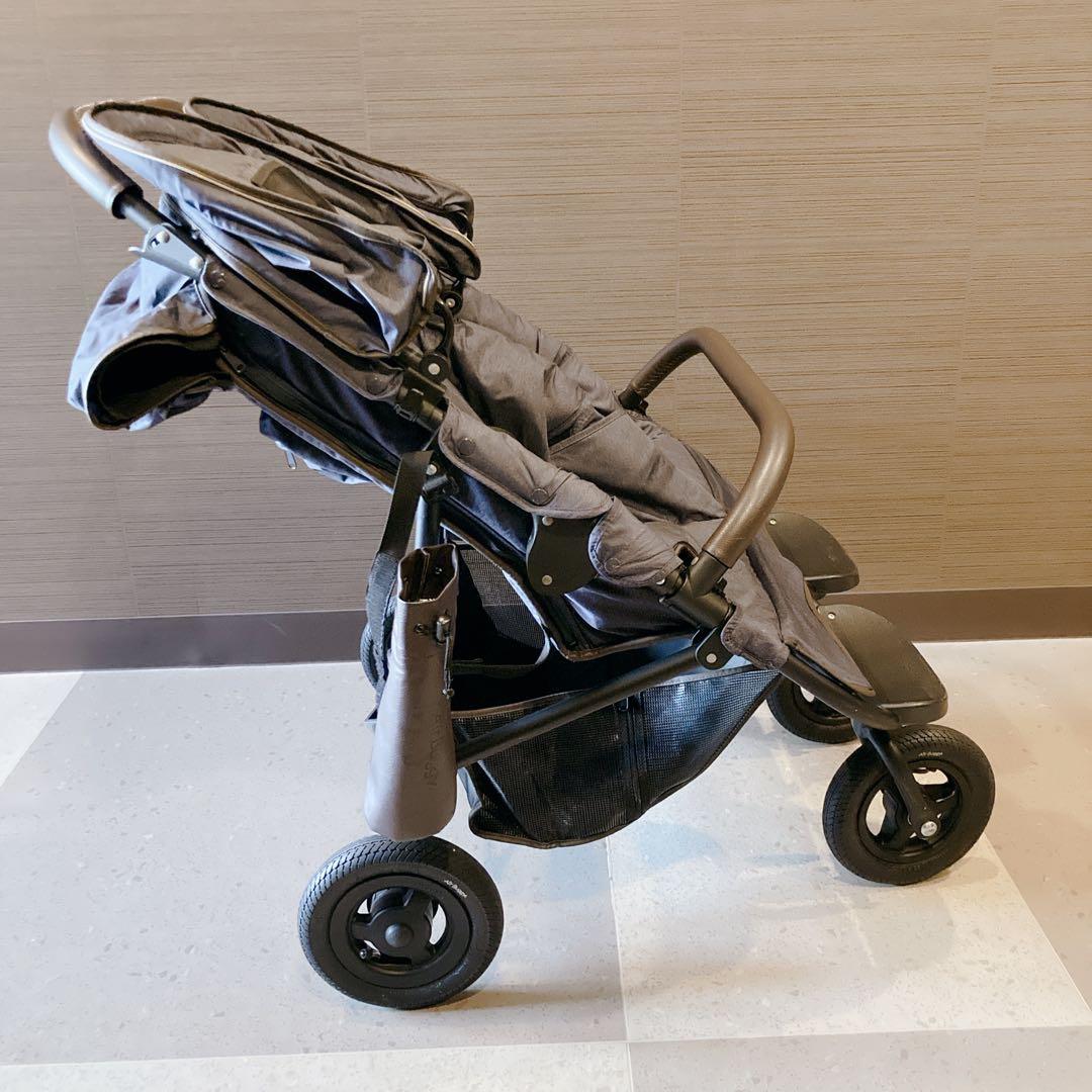 エアバギー ベビーカー ココダブル デニム ネイビー 双子 2人乗り