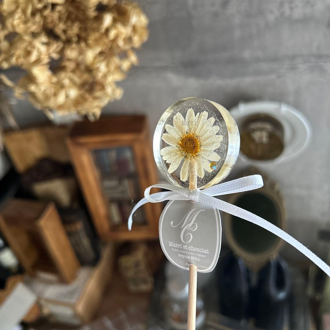 マーガレットロリポップキャンディー ロゴマーク フェイクスイーツ アンティーク