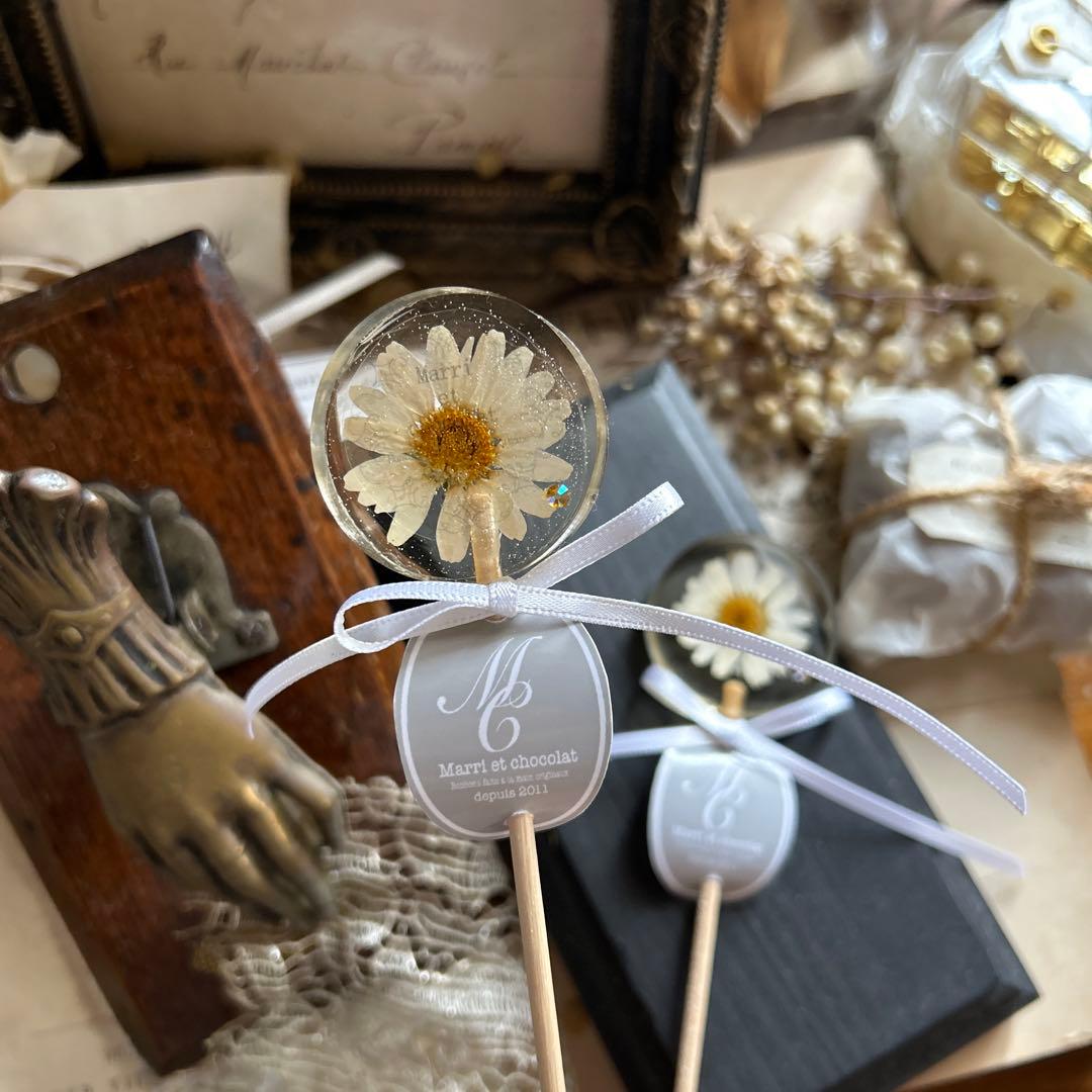 マーガレットロリポップキャンディー ロゴマーク フェイクスイーツ アンティーク