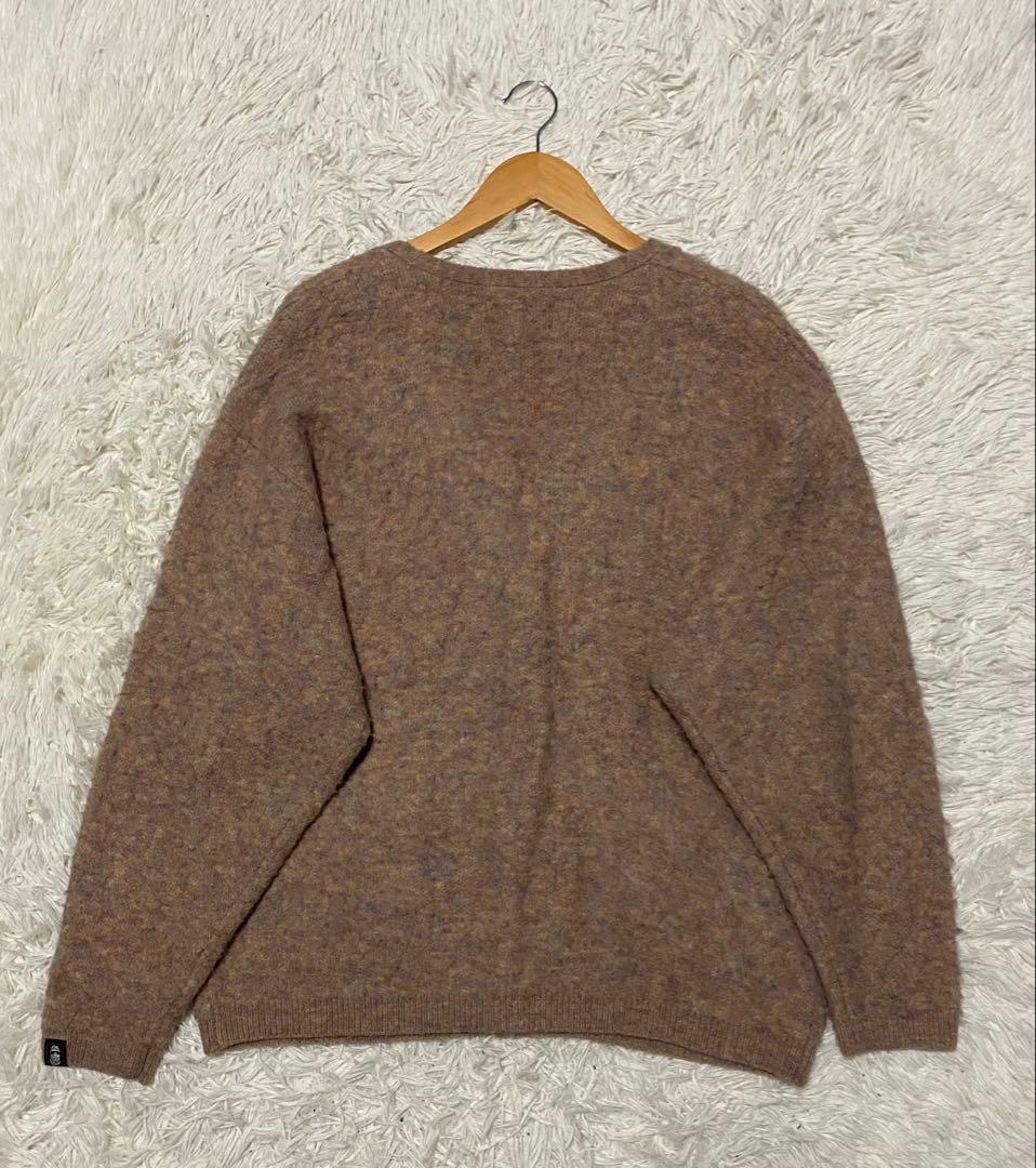 【定価29700円】exodus モヘアニットカーディガン ベージュ XL