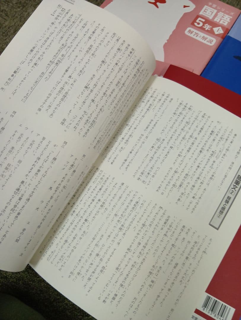 状態良　書き込み解答ほぼ無　四谷大塚5年　国算理社/上　中古2023年使用
