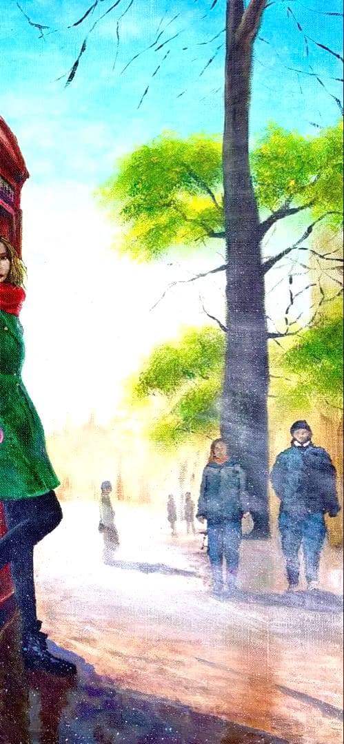 アクリル画 絵画 キャンバスF10号サイズ原画 額装無し 一点物