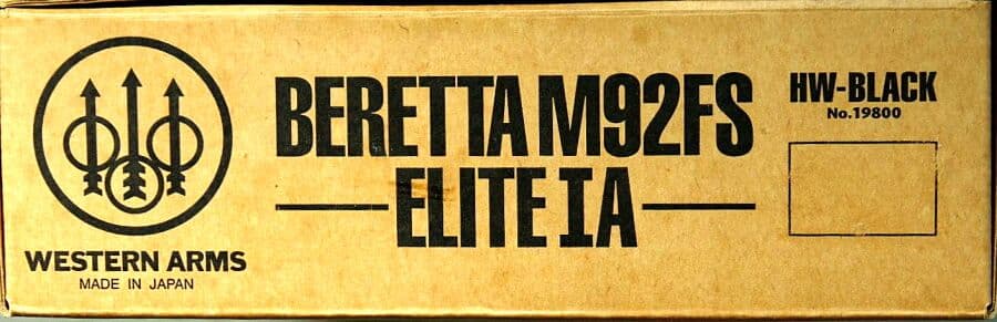 トイガン WESTERN ARMS BERETTA M92FS ELITE IA HW