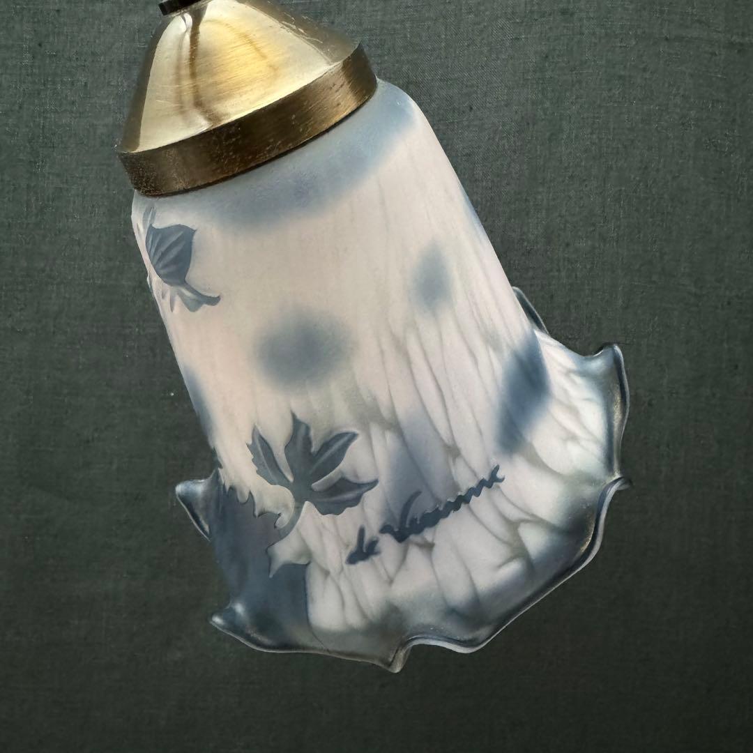 90′s フランス エミール ガレ風 ライト　　　　スタンドライト アンティーク