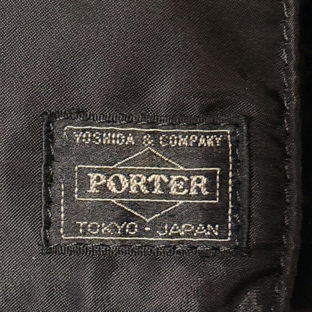 美品 PORTER ポーター タンカー ショルダー ボディバッグ 黒