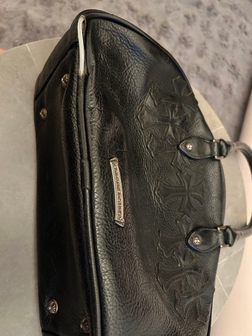 B*S様 クロムハーツ　レザー　ジムバッグ クロス　廃盤　希少！