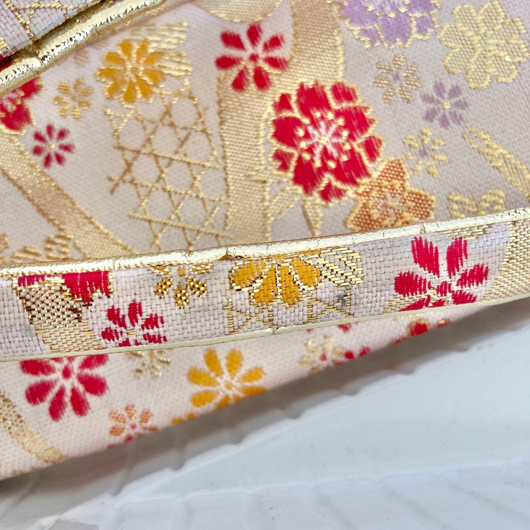 七五三７歳女の子♡花柄×黒♡着物襦袢小物セット sa