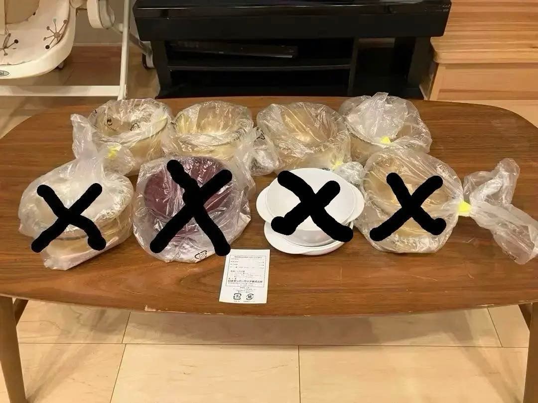 新品　タッパーウェア　ウェーブ2000丸型(小) ５個セット