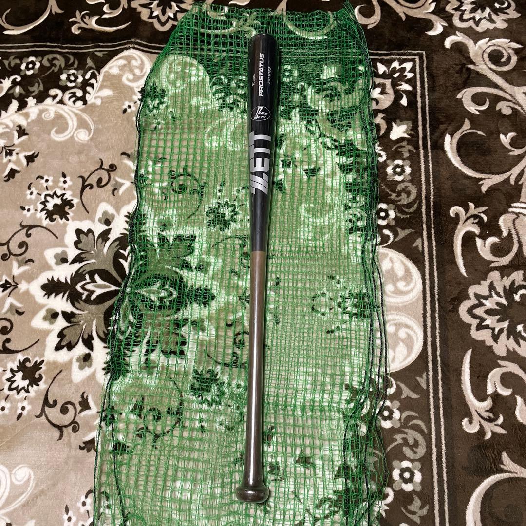 ZETT 硬式木製バット　NPBマーク入り