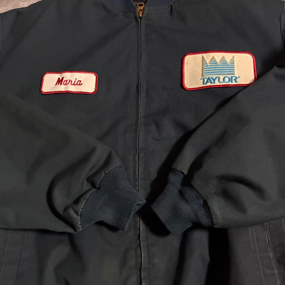 90s【USA製】CINTAS スーベニアジャケットワーク ビッグ刺繍ライナー付