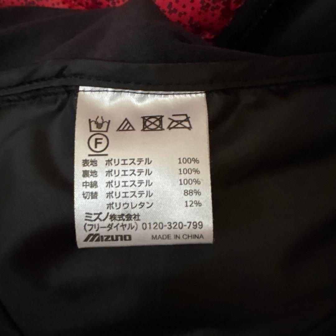 モレリア　MORELIA フード付き中綿ジャケット 赤黒