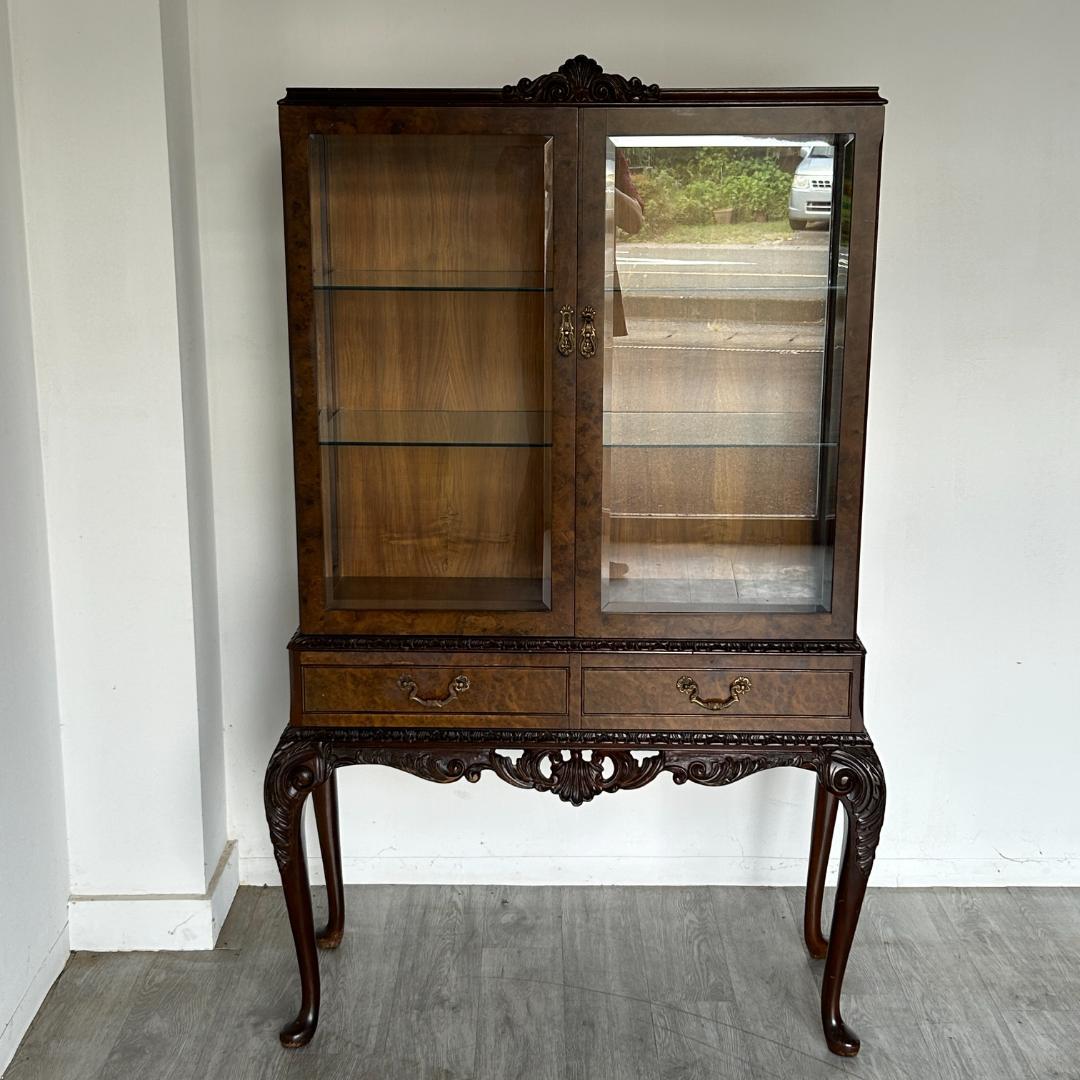 イギリス アンティーク家具 ディスプレイ キャビネット 1930年頃 775A