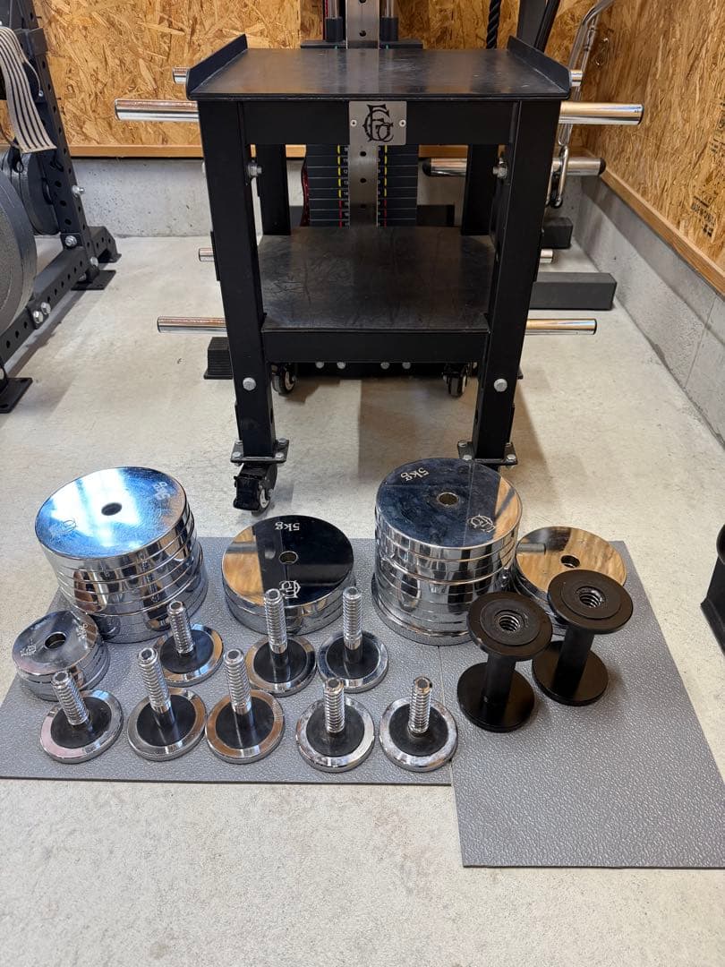 GFCダンベルセット53.6kg ダンベルスタンド　④