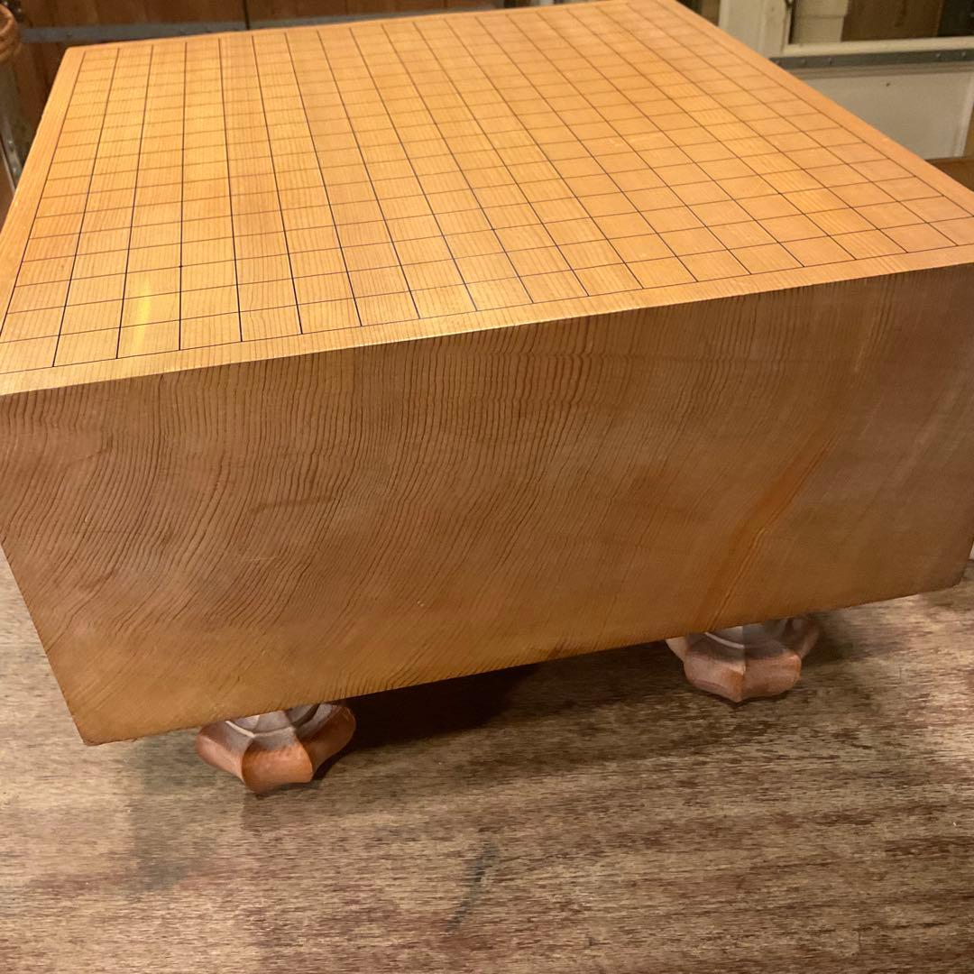 囲碁セット【碁盤、碁石、碁笥】脚付 蛤 那智黒 碁盤 柾目 天地杢