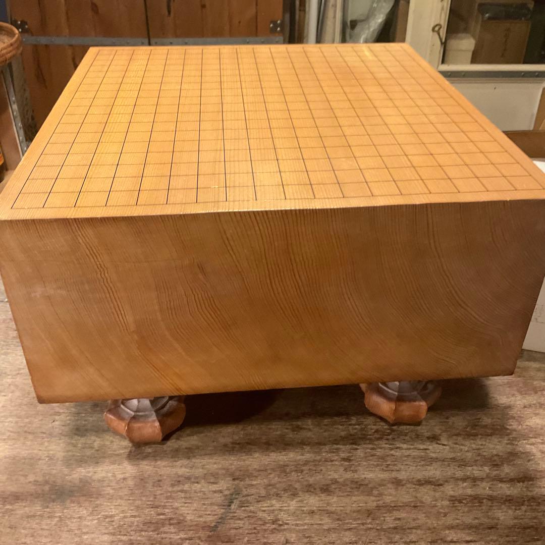 囲碁セット【碁盤、碁石、碁笥】脚付 蛤 那智黒 碁盤 柾目 天地杢