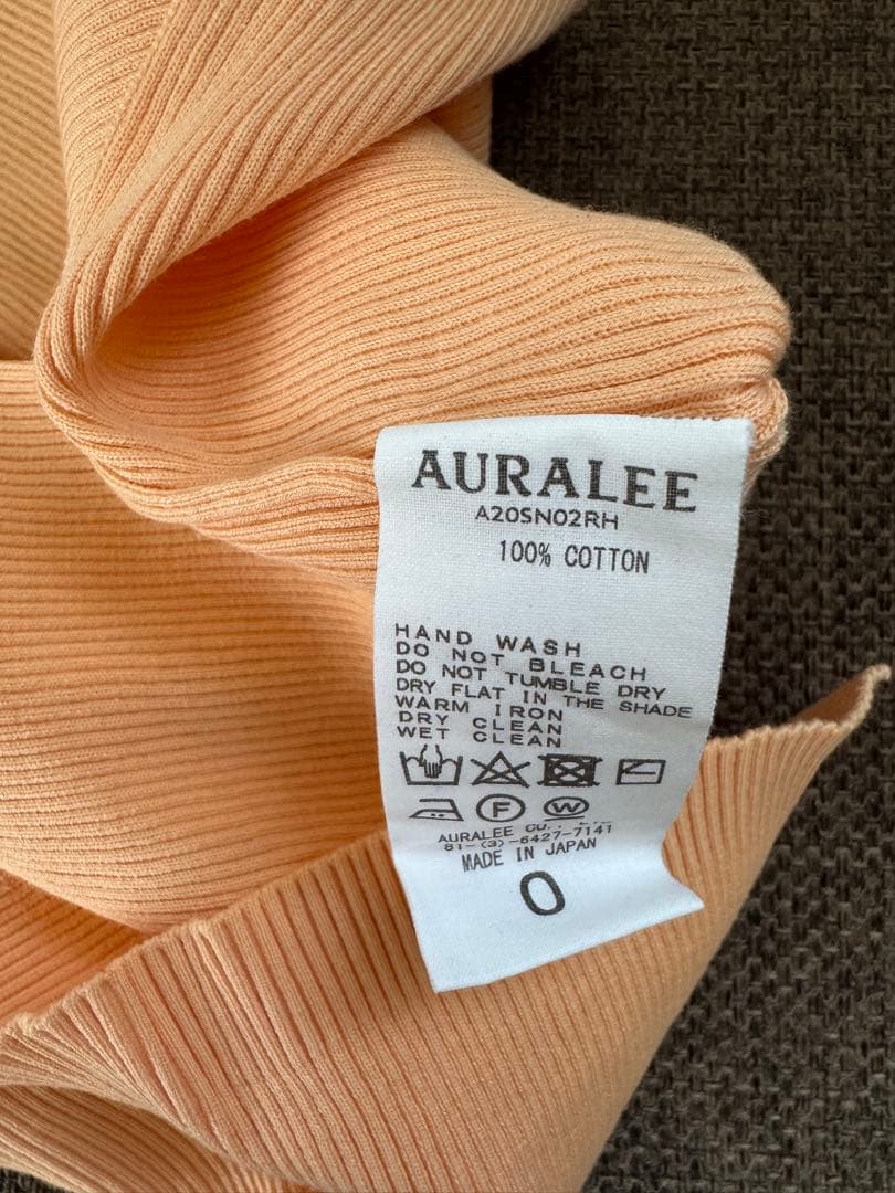 【AURALEE×Ron Herman】別注リブノースリーブ