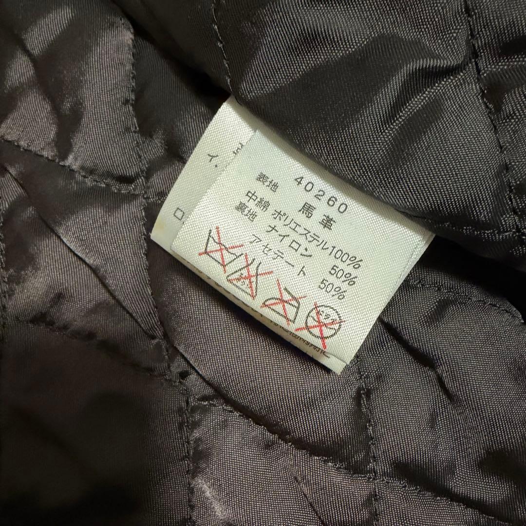 希少美品　ハーレーダビッドソン　シングルライダースジャケット　ホースハイド　黒