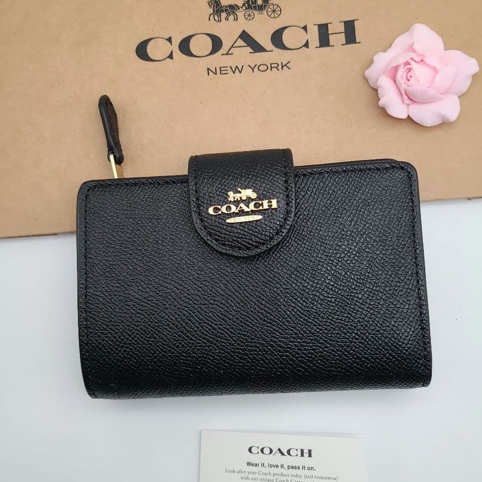 新品　COACH　コーチ　折り財布　ジップウォレット　正規品