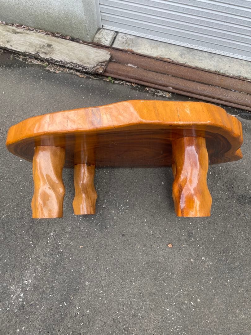 天然木 一枚板 切株 座卓 テーブル ローテーブル ちゃぶ台 作業台 書斎 床間