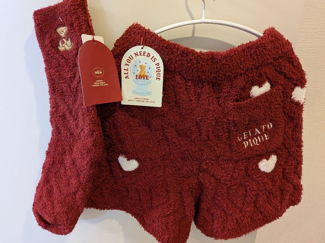 【新品未使用】gelatopique ハートアラン　ルームウェア　3点セット