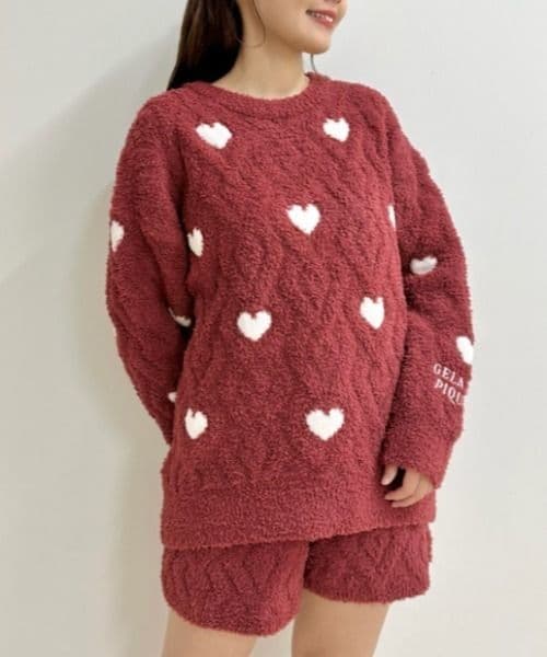 【新品未使用】gelatopique ハートアラン　ルームウェア　3点セット