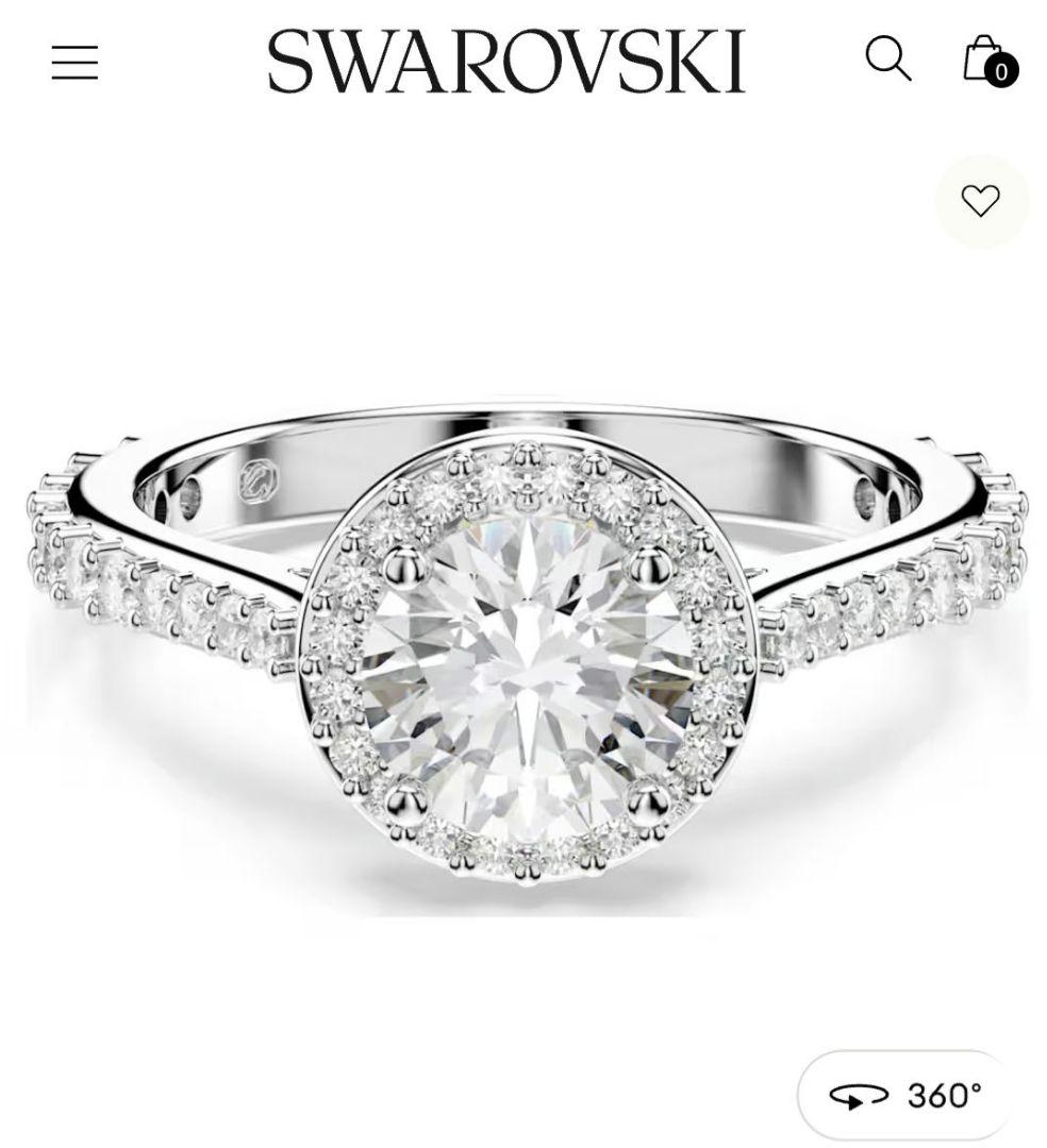 うららさん専用 お箱付き 58 Angelic リング スワロフスキー 指輪