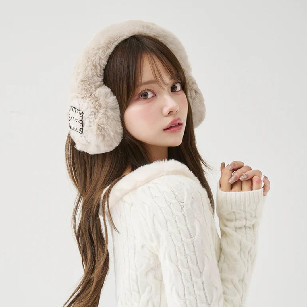 ダーリッチ Darich ダブルファブリックイヤーマフラー