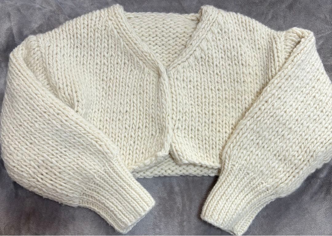 rii　plage roving hand ニットカーディガン